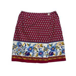 Vintage Sarah Chapman Floral Wrap Skirt